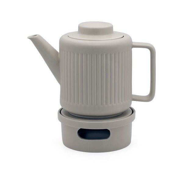 Pelēka porcelāna tējkanna ar sietiņu 1,2 l Skagen – Bredemeijer-image-3