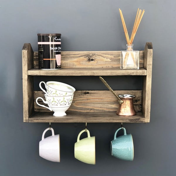 Ar rokām darināts virtuves daudzfunkcionālais plaukts Bella-image-1