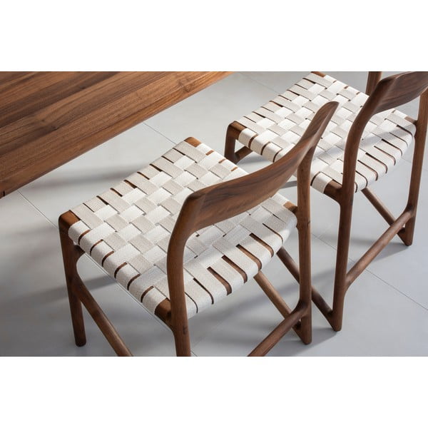 Brūns/krēmkrāsas pusdienu krēsls Fawn – Gazzda-image-3