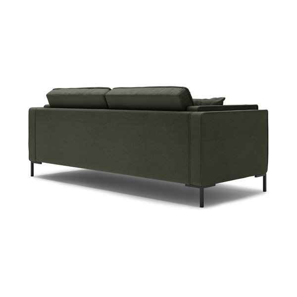Tumši zaļš divvietīgs dīvāns Milo Casa Attilio, 160 cm-image-3