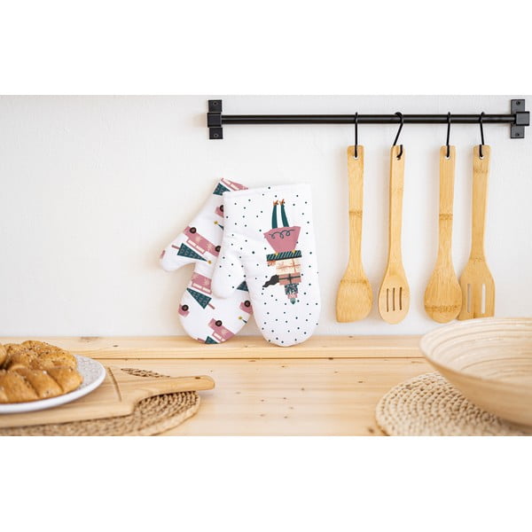 Virtuves cimdi ar Ziemassvētku motīvu (2 gab.) – Butter Kings-image-1