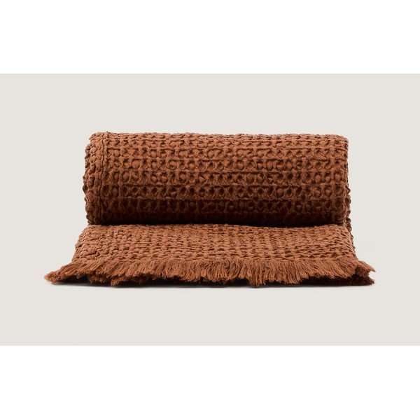 Brūns pleds 130x170 cm Nulina – Kave Home-image-3