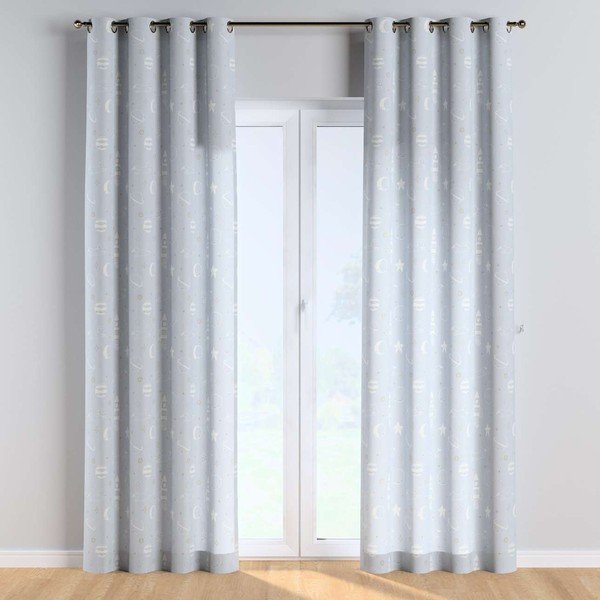 Bērnu aizkars 260x130 cm Magic – Yellow Tipi-image-1