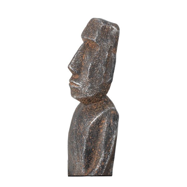 Metāla statuete Moai – Bloomingville-image-1