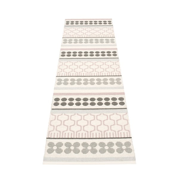 Gaiši rozā/pelēks iekštelpu un āra celiņa paklājs 70x270 cm Asta Pale Rose – Pappelina-image-1