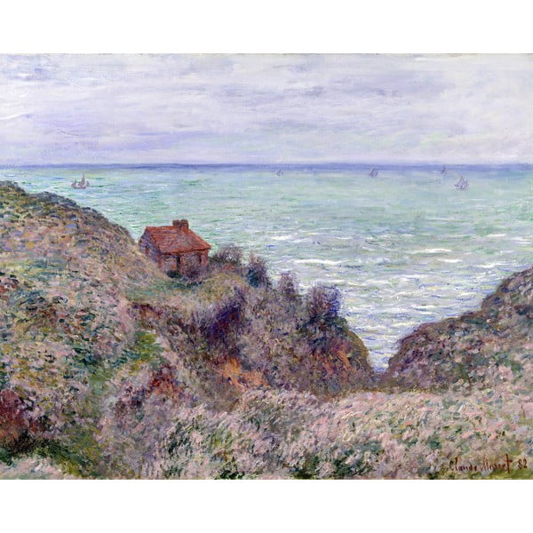 Gleznas reprodukcija Claude Monet – Cabin of the Customs Watch, 50 x 40 cm