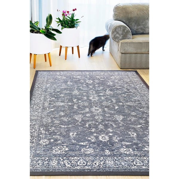 Pelēks divpusējs paklājs Narma Sagadi, 80 x 250 cm-image-2