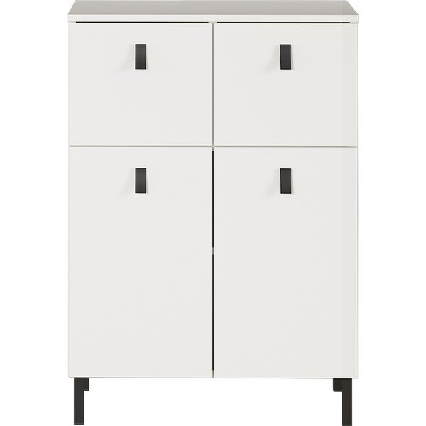 Balts skapis Germania Tulsa, augstums 86 cm-image-1