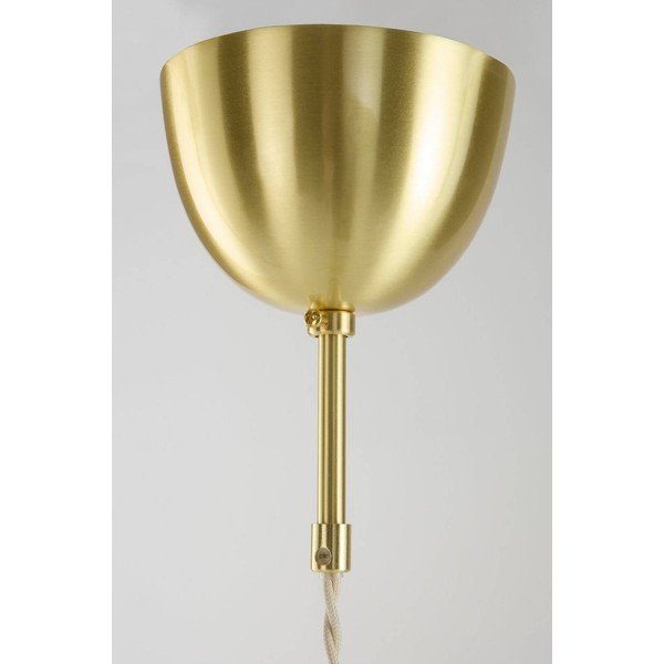 Sarkana/zelta krāsas stikla piekaramā lampa ø 30 cm Nugget – Jotex-image-3
