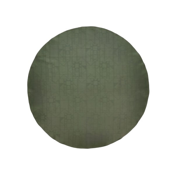 Zaļš apaļš paklājs zem eglītes ø 120 cm Star Damask – Södahl