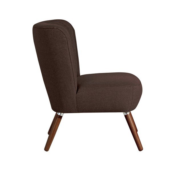 Tumši brūns Max Winzer Neele šokolādes pilns krēsls-image-2