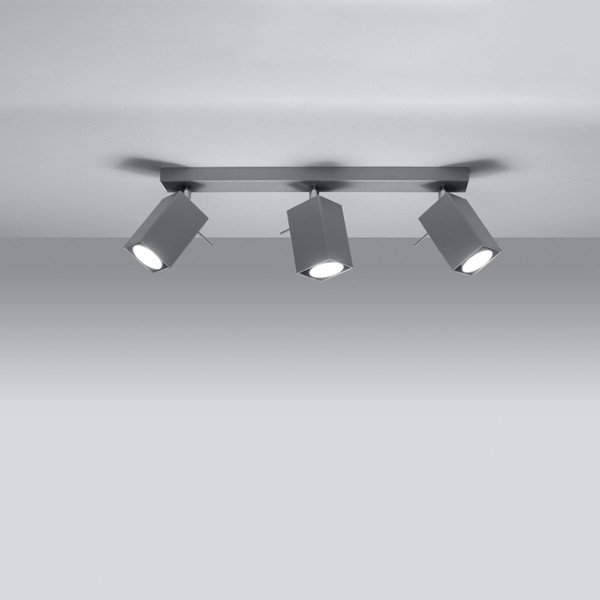Pelēka prožektora tipa lampa 6x45 cm Toscana – Sollux-image-2