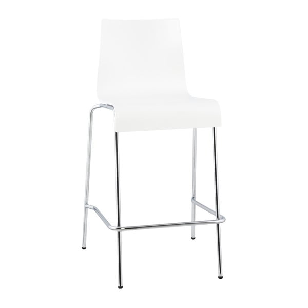 Balts bāra krēsls Kokoon Cobe, sēdekļa augstums 65 cm