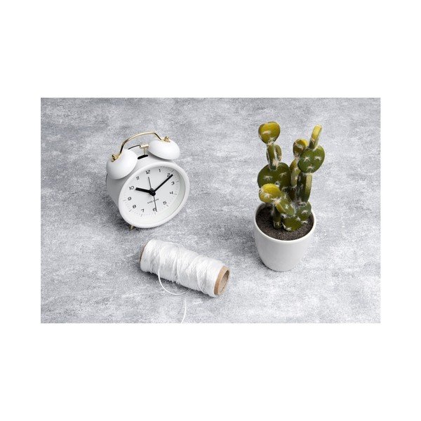 Balts Karlsson Classic Zvana modinātājs, ⌀ 10 cm-image-2