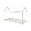 Balta bērnu gulta Vipack Cabane, 90 x 200 cm