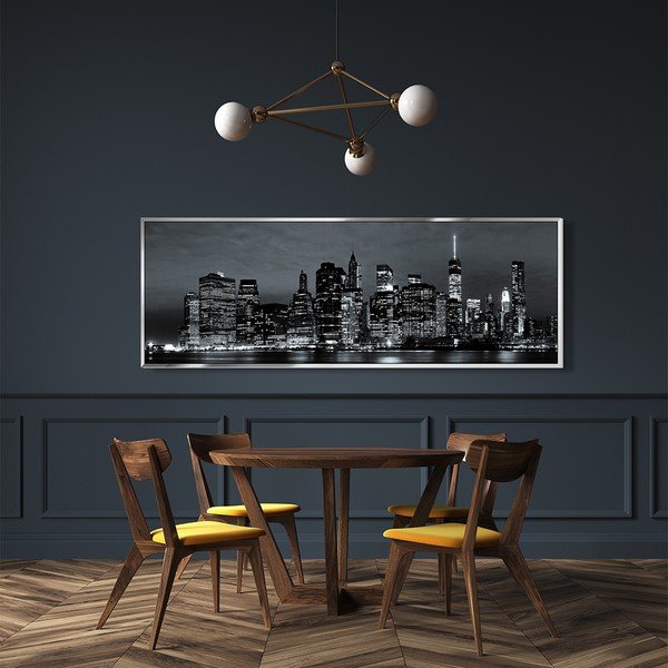 Glezniecība uz audekļa Styler Silver City, 152 x 62 cm-image-1