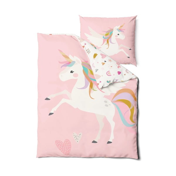 Kokvilnas bērnu gultas veļa 140x200 cm Unicorn – Bonami Selection