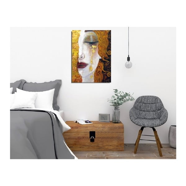 Gleznas reprodukcija uz audekla Zilberman/Klimt Golden Tears, 30 x 40 cm-image-2