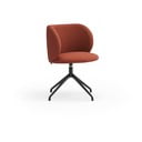 Ķieģeļu sarkans polsterēts ēdamistabas krēsls Mogi – Teulat