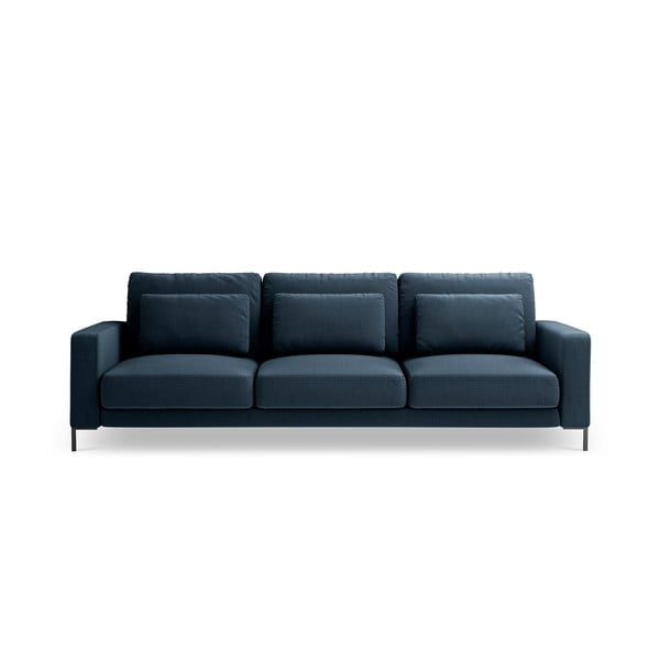 Tumši zils trīsvietīgs dīvāns Interieurs 86 Seine, 220 cm