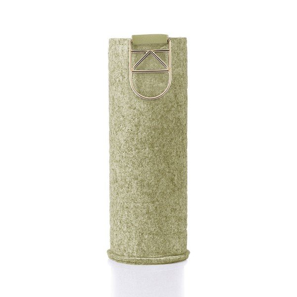 Zaļa stikla pudele no borsilikāta ar filca apvalku Equa Mismatch Playa, 750 ml-image-2