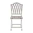 Brūns metāla saliekamais dārza krēsls - Esschert Design