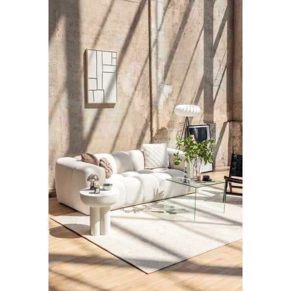 Pelēkbrūns samta dīvāns 225 cm Cube – Bonami Selection-image-1