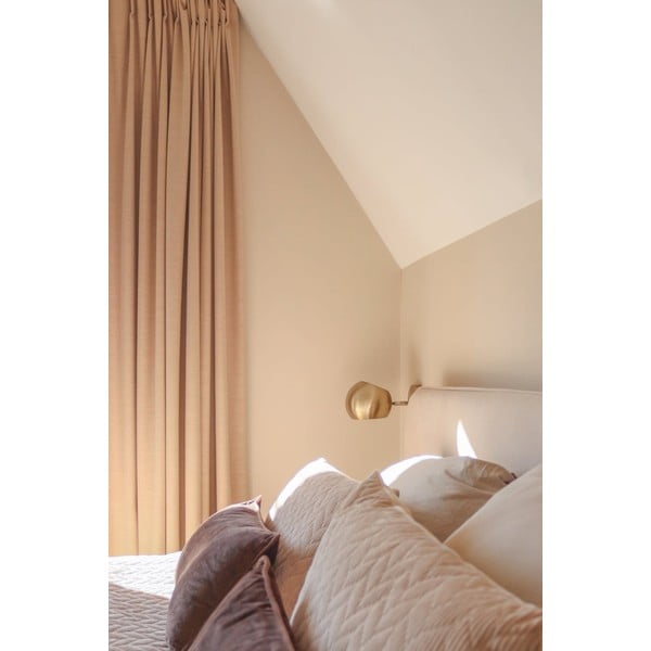 Bronzas krāsas/zelta krāsas sienas lampa Edgar – Markslöjd-image-1