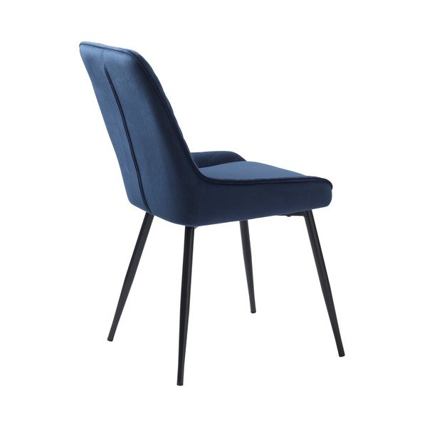 Zils samta pusdienu krēsls Milton – Unique Furniture-image-3
