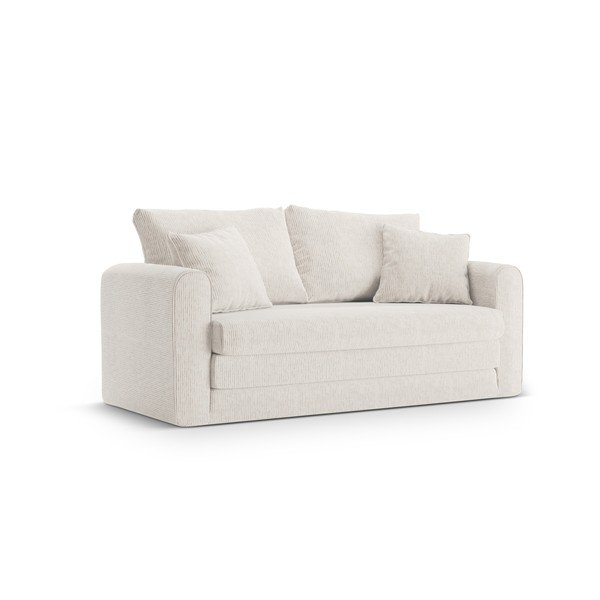 Balts salokāms dīvāns 158 cm Lido – Micadoni 