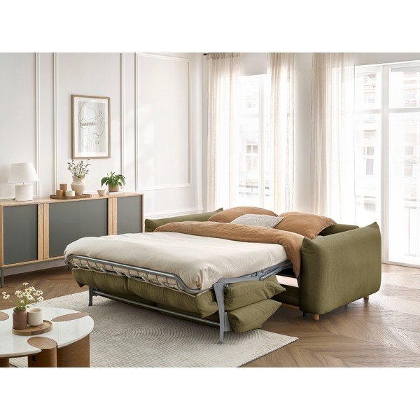 Zaļš salokāms dīvāns 234 cm Ernest – Bobochic Paris-image-1