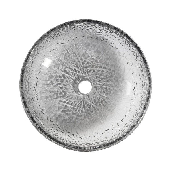 Melna stikla apaļa izlietne ø 42 cm Gaviota – Sapho-image-2