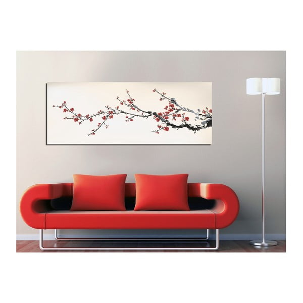 Glezna uz audekla Sakura, 80 x 30 cm-image-1