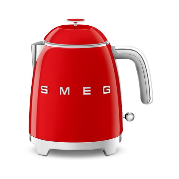 Sarkana nerūsējošā tērauda elektriskā tējkanna 800 ml Retro Style – SMEG