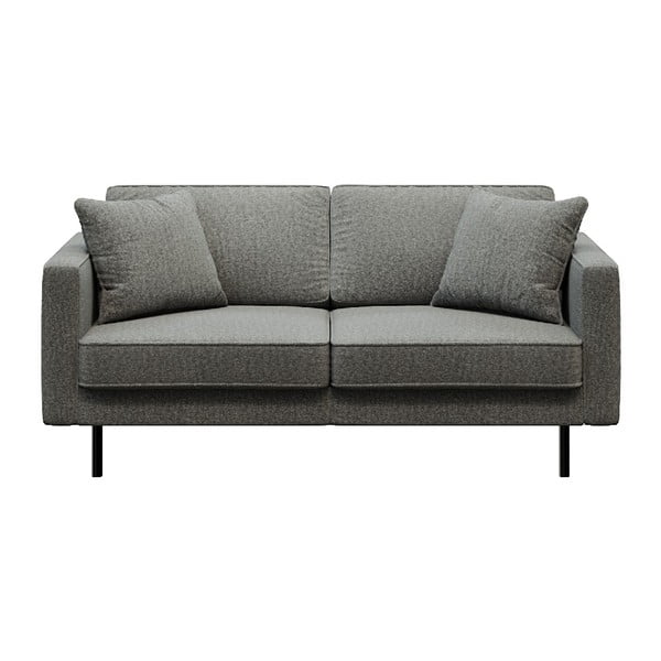 Tumši pelēks dīvāns MESONICA Kobo, 167 cm
