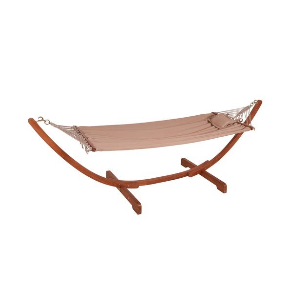 Dārza šūpuļkrēsls uz eikalipta koka konstrukcijas Garden Pleasure Hammock Madeira