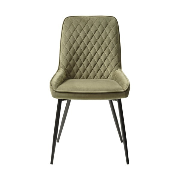 Zaļš samta pusdienu krēsls Milton – Unique Furniture