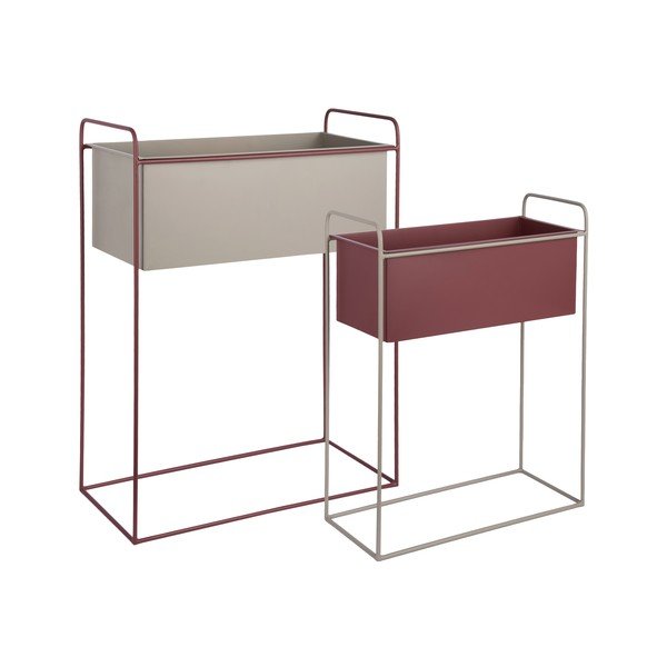 Metāla puķu podu statīvi (2 gab.) (augstums 65 cm) Reina – PT LIVING