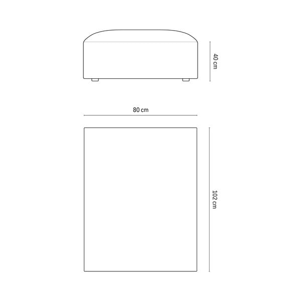 Tumši zils samta kāju soliņš Jodie – Micadoni Home-image-4