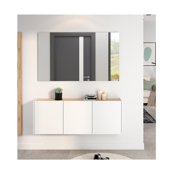 Balta priekšnama iekārta ar ozolkoka imitāciju Libbiano – Germania-image-1