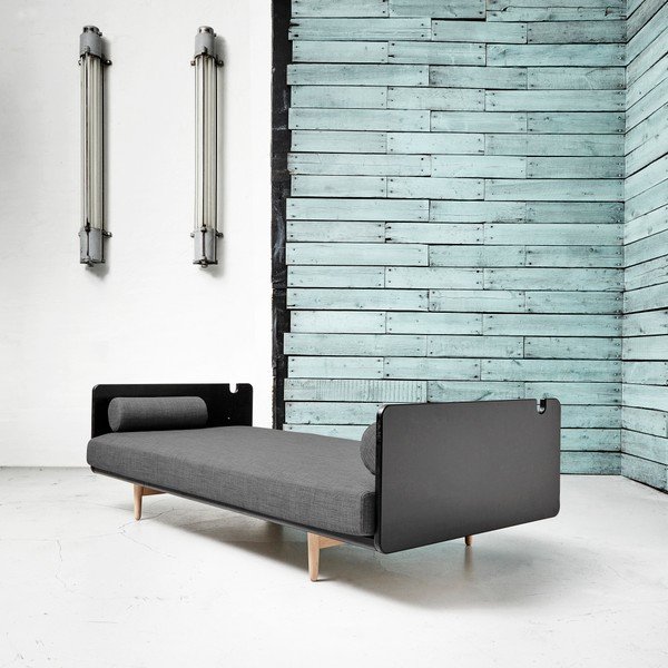 Maināms dīvāns Karup Deva Black/Raw Oak/Granite Grey-image-1