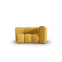 Dzeltens modulārais dīvāns (ar labo stūri) Lupine – Micadoni Home