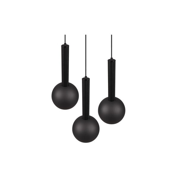 Melna piekaramā lampa ø 52 cm Ciliana – CINQUE-image-3