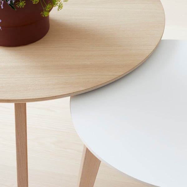 Žurnālgaldiņš ar ozolkoka virsmu Hammel Iris Ø 60 cm-image-4