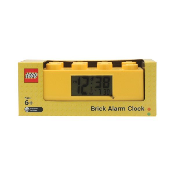 Dzeltens pulkstenis ar LEGO® Brick modinātāju-image-3