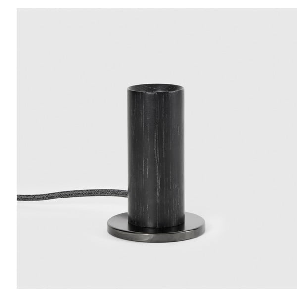 Melna galda lampa (augstums 12,5 cm) Knuckle – tala
