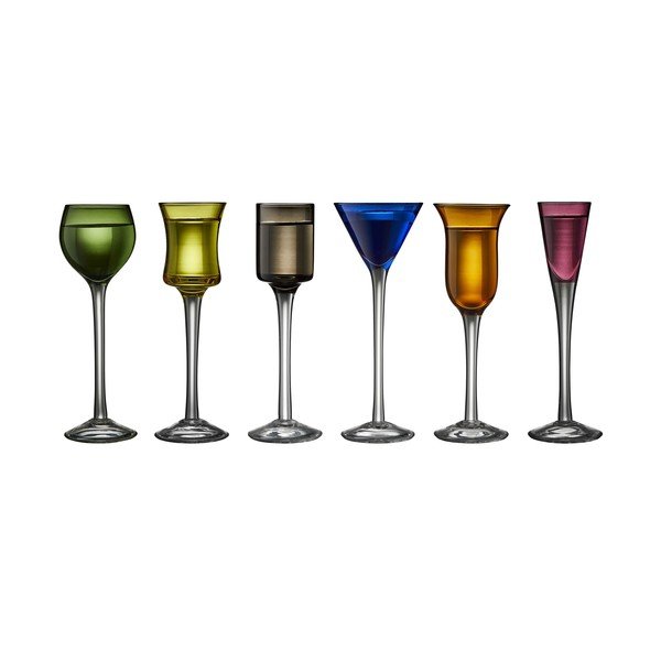 Šotu glāzes (6 gab.) 50 ml – Lyngby Glas