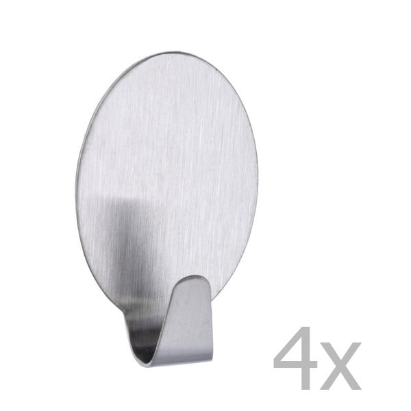 4 nerūsējošā tērauda āķu komplekts Wenko Hook-image-1