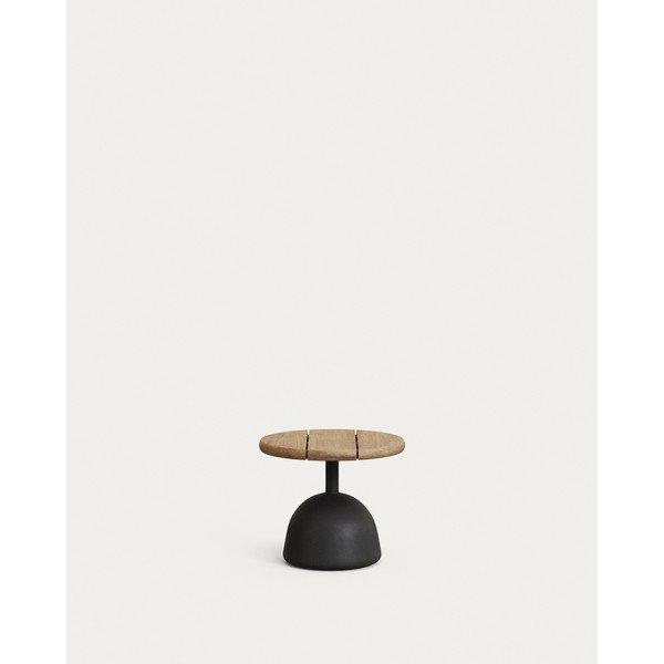 Apaļš dārza kafijas galdiņš ar akācijas koka galda virsmu ø 43 cm Saura – Kave Home-image-2