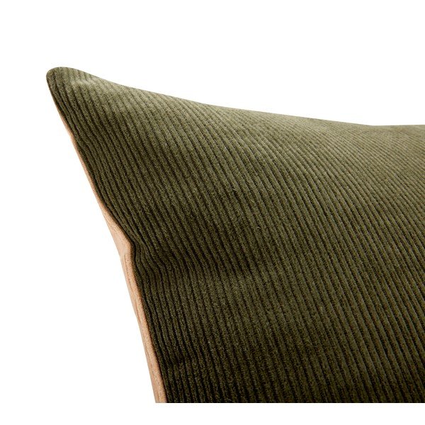 Zaļi bēšs spilvens Hübsch Cleo, 60 x 40 cm-image-4